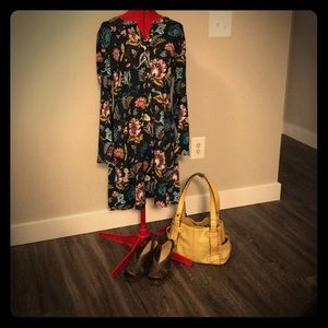 Dress, purse and shoes